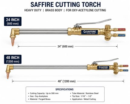 Saffire cutting Torch long and short
