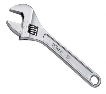 Adjustable spanner different sizes