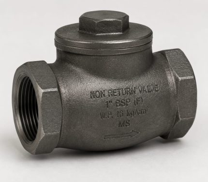 Female threaded NON RETURN VALVE (NRV) MILD STEEL