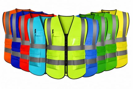 Reflective and non reflective safety jacket