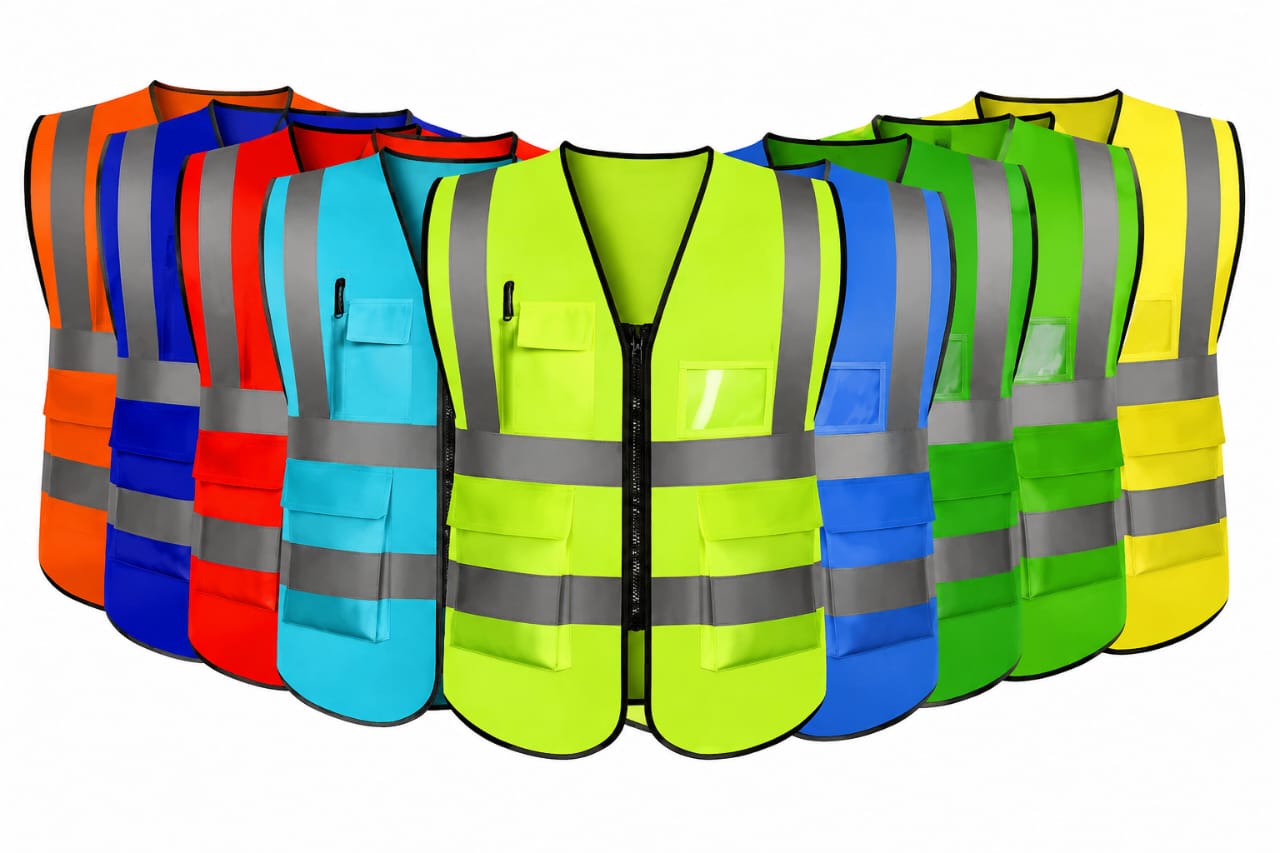 Reflective and non reflective safety jacket Reflective and non reflective safety jacket